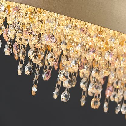 Oval Crystal Dining room Pendant  Light  Oval Pendant yoogee-detail