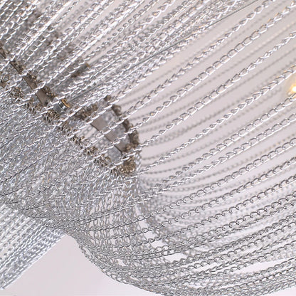 Tassel aluminum wire duplex lobby chandelier Radiance-detail