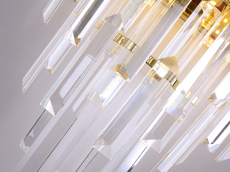 Crystal bedroom wall lamp Reflex Sconce Detail