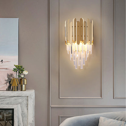 Crystal bedroom wall lamp Reflex Sconce