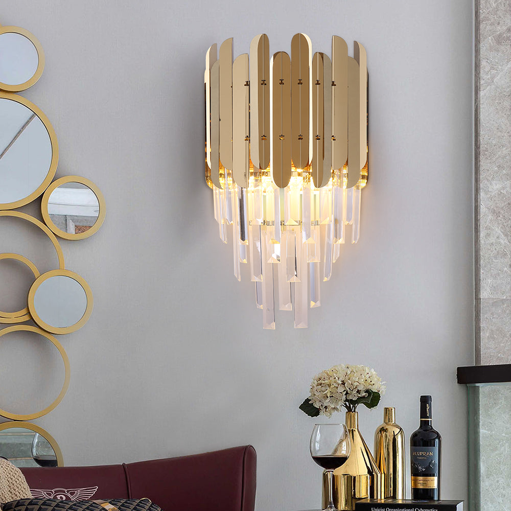 Crystal bedroom wall lamp Reflex Sconce