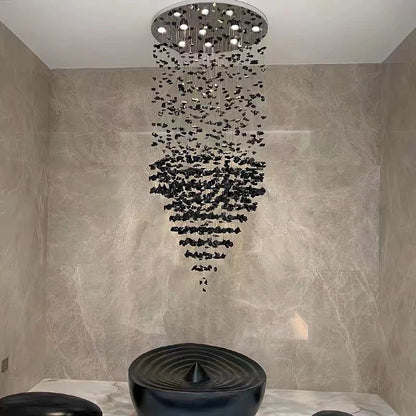 large suspension chandelier