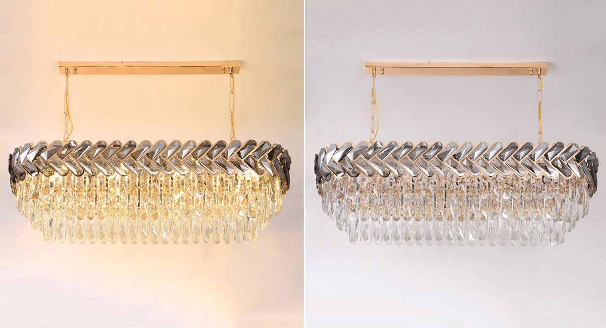 Solis Pendant Light - Dining Room Gold Crystal Dining Room Lighting