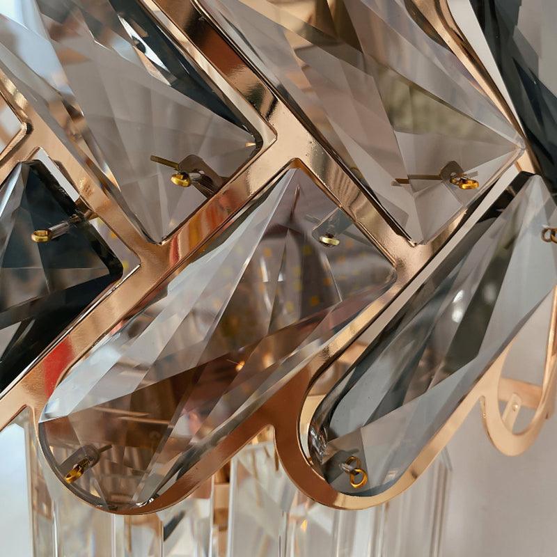 Solis Sconce - Modern Gold Crystal Wall Lights For Living Room Bedroom Detail