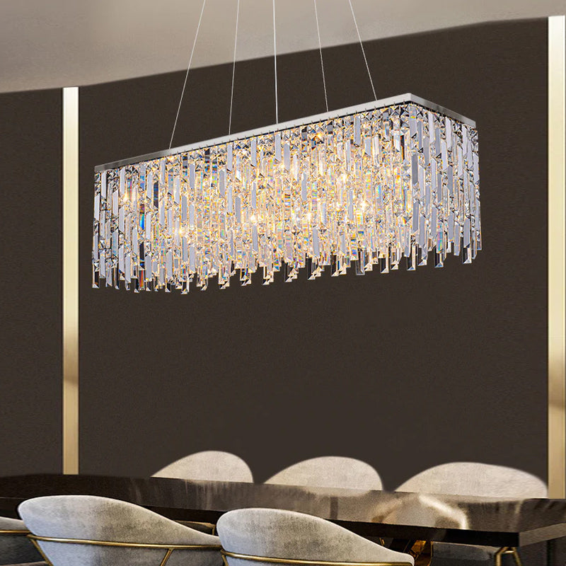 dining room crystal chandelier