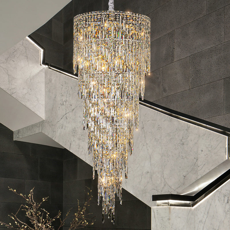 luxury large crystal chandelier