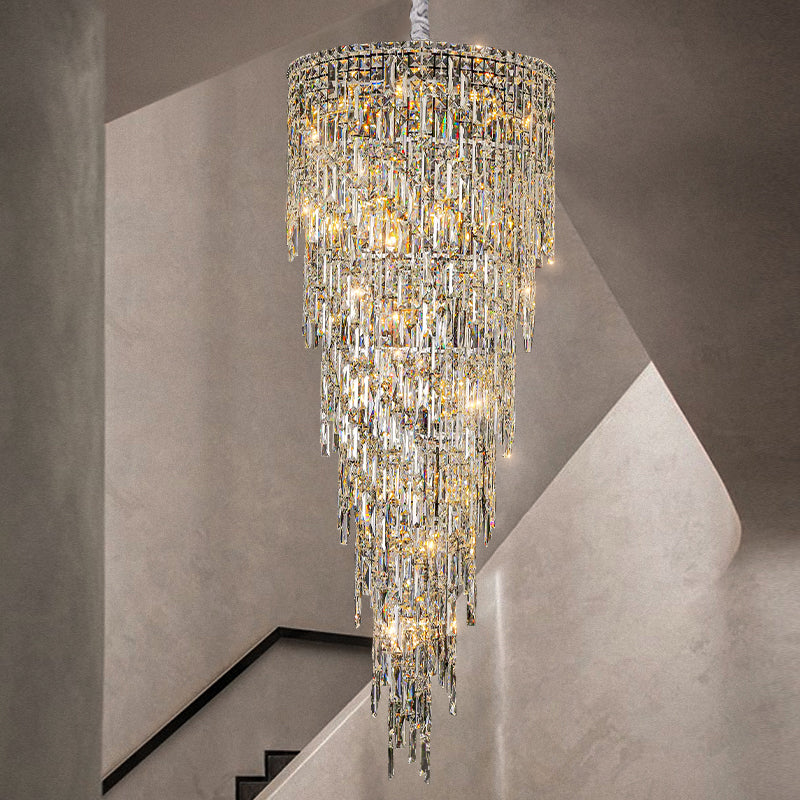 luxury large crystal chandelier