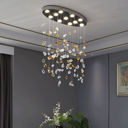 large crystal chandelier Stone