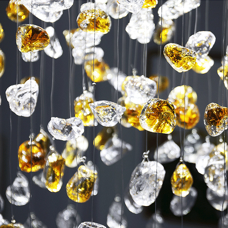 Crystal Chandelier Stone detail