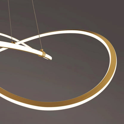 Modern LED Chandelier Surround detail