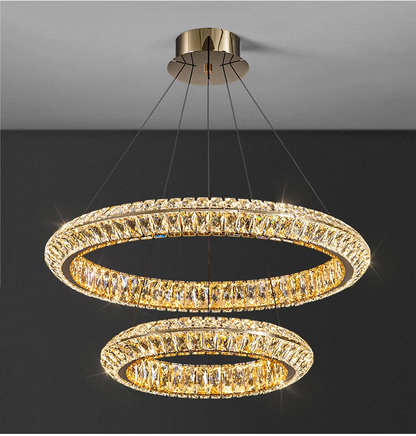 rings crystal chandelier Symphony chandelie