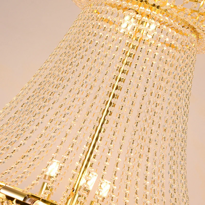 lobby crystal chandelier Tower detail