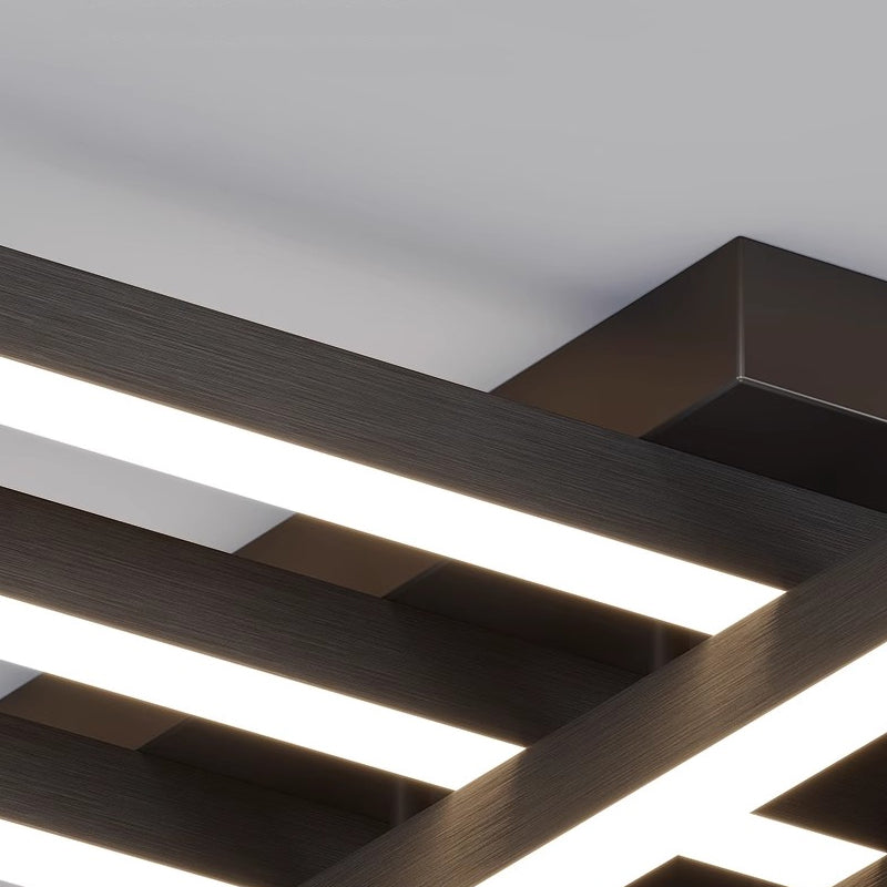 Creative living room ceiling lamp Track Ceiling detail