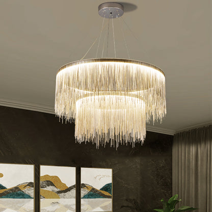 luxury living room chandelier Waterfall